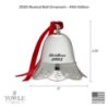 Picture of Towle 2025 45th Edition Musical Silver Plated Bell Ornament