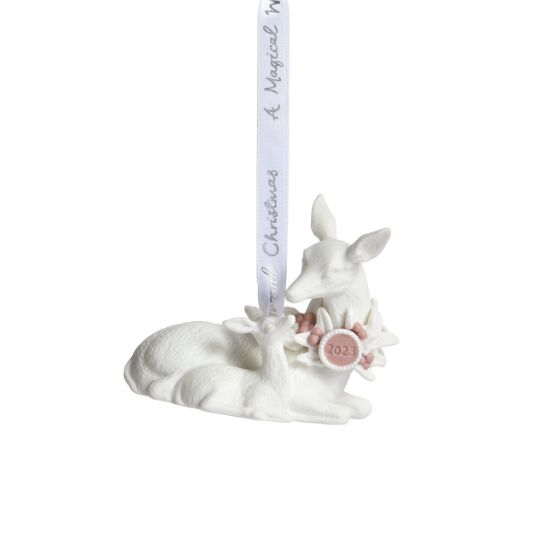 Picture of Wedgwood Christmas Baby's First Ornament 2023 Pink