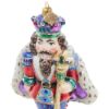Picture of Jay Strongwater Fancy Nutcracker Glass Ornament
