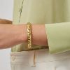 Picture of Julie Vos - Mosaic Hinge Bangle In Iridescent Bahamian Blue