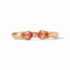 Picture of Julie Vos - Astor Hinge Demi Cuff In Iridescent Raspberry
