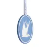 Picture of Wedgwood - Reindeer Cameo Ornament.