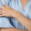 Picture of Julie Vos - Valencia Delicate Bracelet with Mother Of Pearl Stations