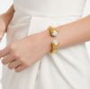Picture of Cannes Hinged Cuff Bracelet in Iridescent Rose