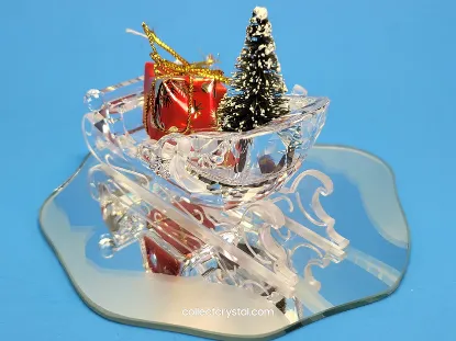 Picture of SWAROVSKI Figurine Exquisite Accents Crystal Sleigh