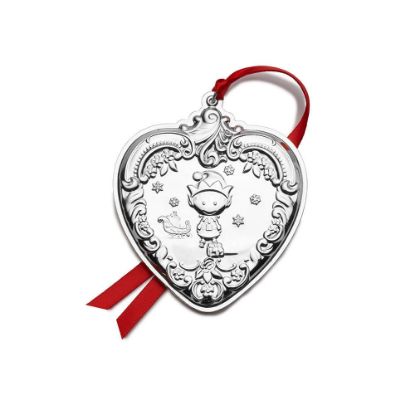 Picture of Wallace Grande Baroque 2022 Sterling Heart Ornament 31st Edition