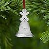 Picture of Wallace 2022 Silver-Plated Grande Baroque Bell Ornament w/Gingerbread Man Finial, 28th Edition