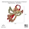 Picture of Wallace 2022 13th Edition Gold-Plated & Enameled Wonders of Christmas — Angel