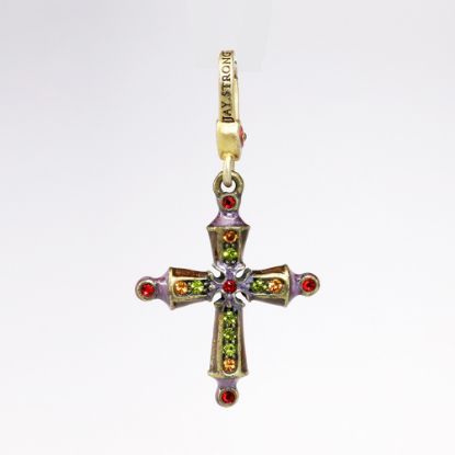 Picture of Jay Strongwater Cross Charm in Original Box