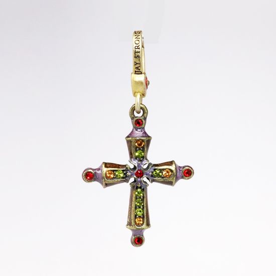 Picture of Jay Strongwater Cross Charm in Original Box