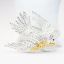 Picture of Vintage Joan Rivers Pavé Crystal 'Dove of Peace' Brooch