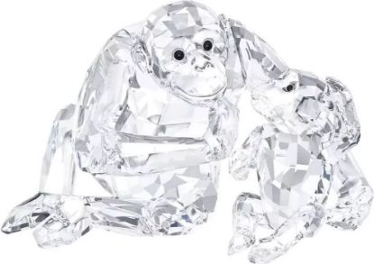 Picture of Swarovski - Chimpanzee & Baby