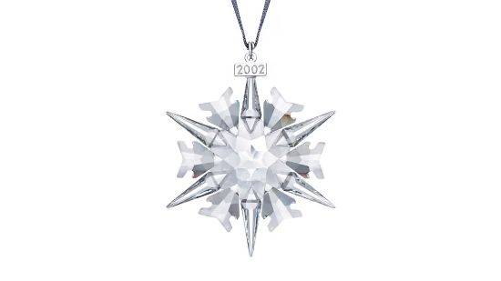 Picture of Swarovski Annual Edition Snowflake Ornament 2002 with Original Box, No COA