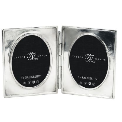 Picture of Salisbury Silver - Classic Double Frame With Oval Windows