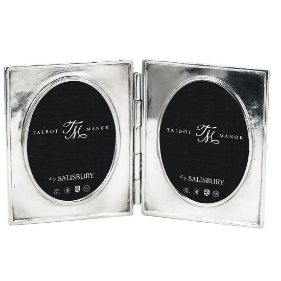 Picture of Salisbury Silver - Classic Double Frame With Oval Windows