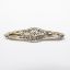 Picture of 14k Two Tone Gold Edwardian Filigree Diamond Pin 