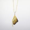 Picture of 18k Yellow Gold Diamond & Enamel Necklace 