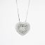 Picture of 14k White Gold Diamond Convertible Heart Necklace 