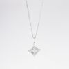 Picture of 14k White Gold Diamond Necklace 