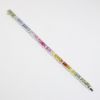 Picture of 14k White Gold Multi-Colored Sapphire & Diamond Bracelet 