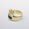 Picture of 14k Yellow Gold Sapphire & Diamond Ring 