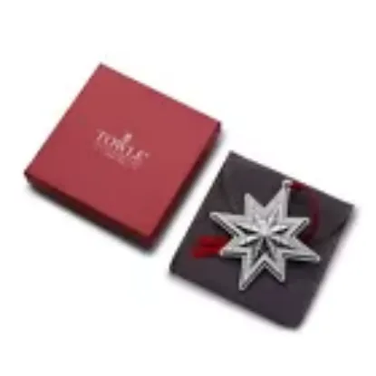 Picture of Towle Annual sterling silver Star Ornament, 27th Edition, NEW in Box