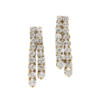 Picture of 14k Yellow Gold & Graduated Diamonds Drop Earrings