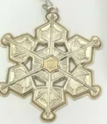 Picture of Gorham - 1987 Sterling Snowflake Ornament