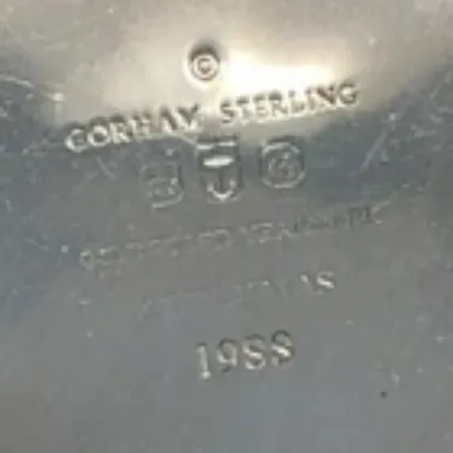 Picture of Gorham Sterling Silver 1988 Annual Snowflake Ornament, with box