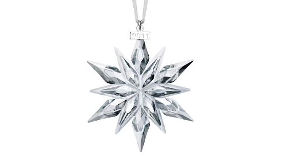 Picture of Swarovski 20th Anniversary Annual Edition Snowflake Ornament 2011 with Original Box & COA