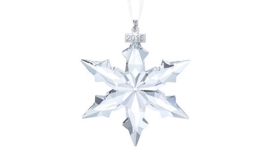 Picture of Swarovski Annual Edition Snowflake Ornament 2015 with Original Box & COA