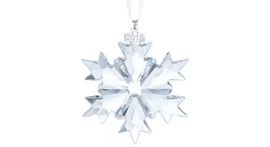 Picture of Swarovski Annual Edition Snowflake Ornament 2018 with Original Box & COA