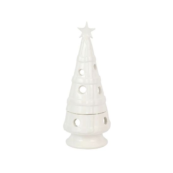 Picture of Vietri Foresta Bianca Medium Plaid Tree 