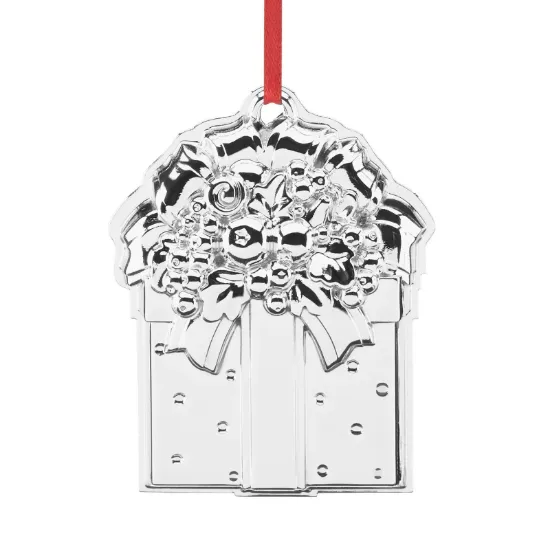 Picture of Reed & Barton 2018 Present or Gift Box Ornament, 21st Ed. Sterling Silver NEW