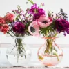 Picture of Vietri Hibiscus Glass Bud Vase - Pink