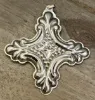 Picture of Reed & Barton Sterling Silver 1990 Annual Christmas Cross Ornament, with box