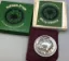 Picture of Lunt 1977 Sterling Silver "Holly Wreath" Ornament, gently used, with box
