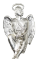 Picture of Seated Angel Sterling Silver Ornament by Morini Cacciari Silversmiths