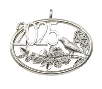 Picture of 2025 Annual Sterling Silver Ornament by Morini Cacciari Silversmiths