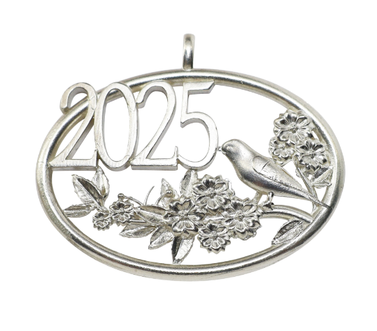 Picture of 2025 Annual Sterling Silver Ornament by Morini Cacciari Silversmiths