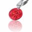 Picture of Lalique 2017 'Entrelacs' Rouge/Red Traced Holly & Berries Annual Christmas Ornament