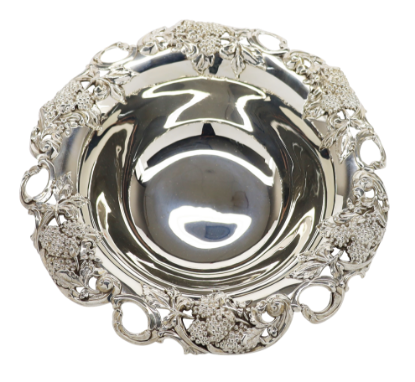 Picture of Antique Tiffany & Co. Sterling Silver Blackberry Bowl