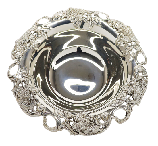 Picture of Antique Tiffany & Co. Sterling Silver Blackberry Bowl