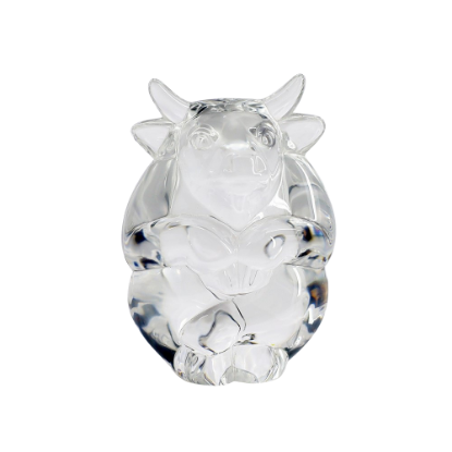 Picture of Steuben Glass Hand Cooler 'Bull' #5524, Designed by Lloyd Atkins