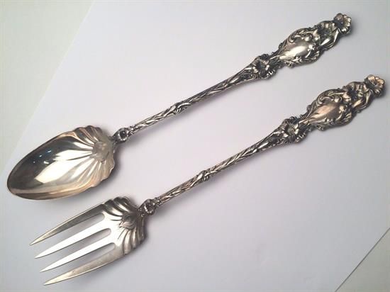 Picture of Salad Set All Silver
