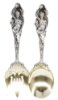 Picture of Love Disarmed by Reed & Barton 2pc All Silver Salad Set, 1st Strike 