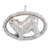 Picture of Barrett + Cornwall Polar Bear Sterling Silver Ornament