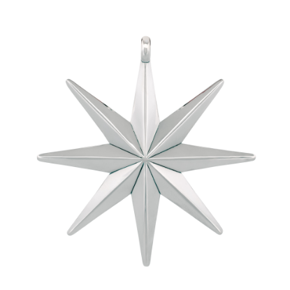 Picture of Barrett + Cornwall Star of Faith Sterling Silver Ornament