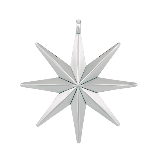 Picture of Barrett + Cornwall Star of Faith Sterling Silver Ornament