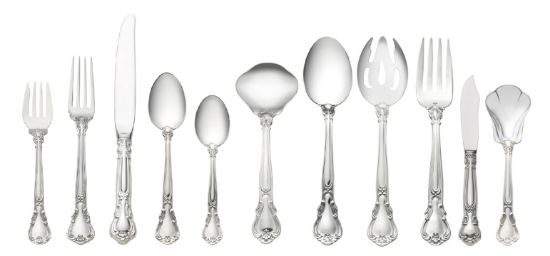 Picture of New Gorham 'Chantilly' 66-Piece Sterling Silver Dinner Size Set
